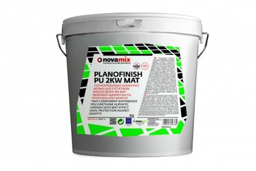 Planofinish PU 2KW Ματ | Ματ Βερνικι Πολυουρεθανης για Πατητη Τσιμεντοκονια Δύο Συστατικών | Novamix