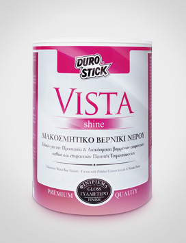 VISTA SHINE | Γυαλιστερό Βερνίκι Νερού για Πατητή Τσιμεντοκονία | Durostick