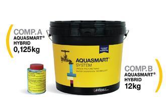 Aquasmart Hybrid 2K - Υδατοδιαλυτό Υβριδικό (Αλειφατικής Πολυουρεθάνης & Ακρυλικής βάσης) Μονωτικό Επίχρισμα 2 Συστατικών - Alchimica