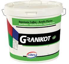 GRANIKOT ACRYLIC PLASTER (ΑΚΡΥΛΙΚOΣ ΣΟΒAΣ ΘΕΡΜΟΠΡΟΣΟΨΗΣ ΘΕΡΜΟΜΟΝΩΣΗΣ ETICS) - VITEX